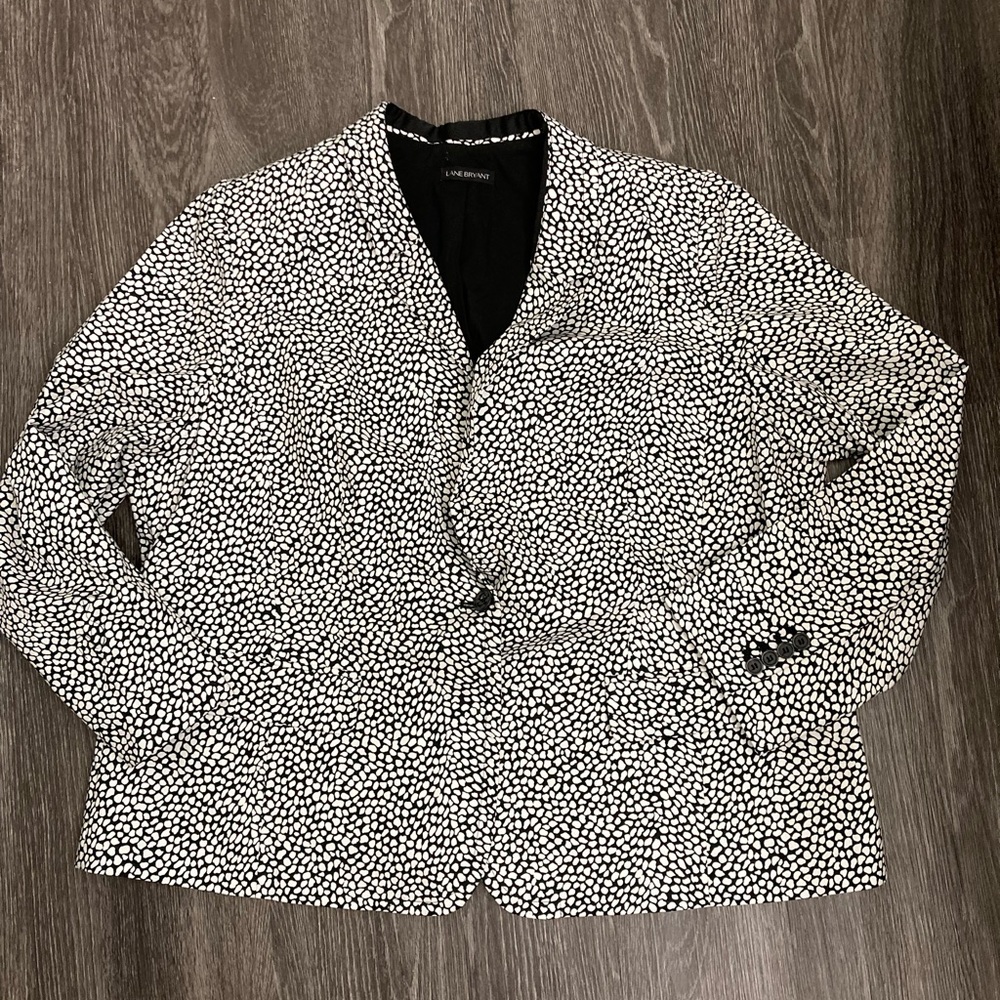 Lane Bryant 26 Lined Blazer Suit Jacket